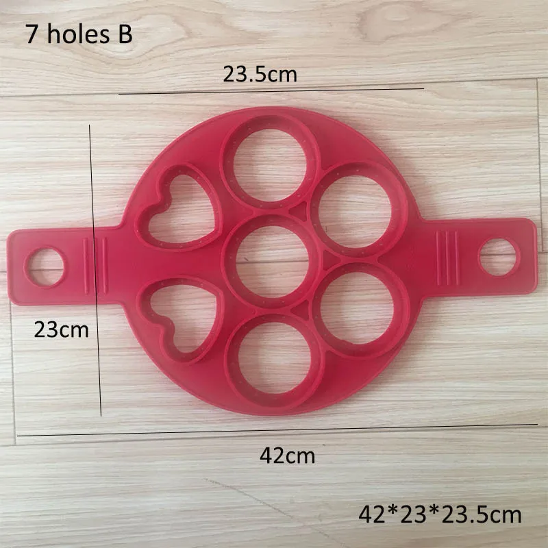4 отверстия/7 отверстий антипригарная блинная машина Пищевая силиконовая форма для выпечки Аксессуары для выпечки формы для торта инструменты для приготовления яиц