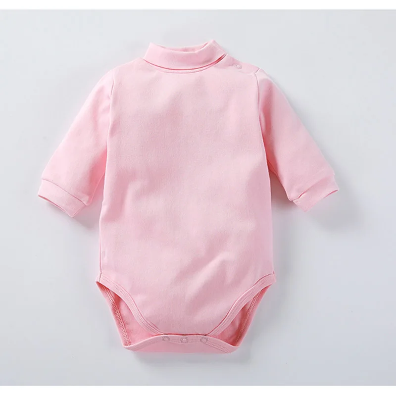 

Baby rompers kids clothes boy girl clothes high neck collar baby clothes jumpsuit long sleeves infant kids pyjamas baby overalls