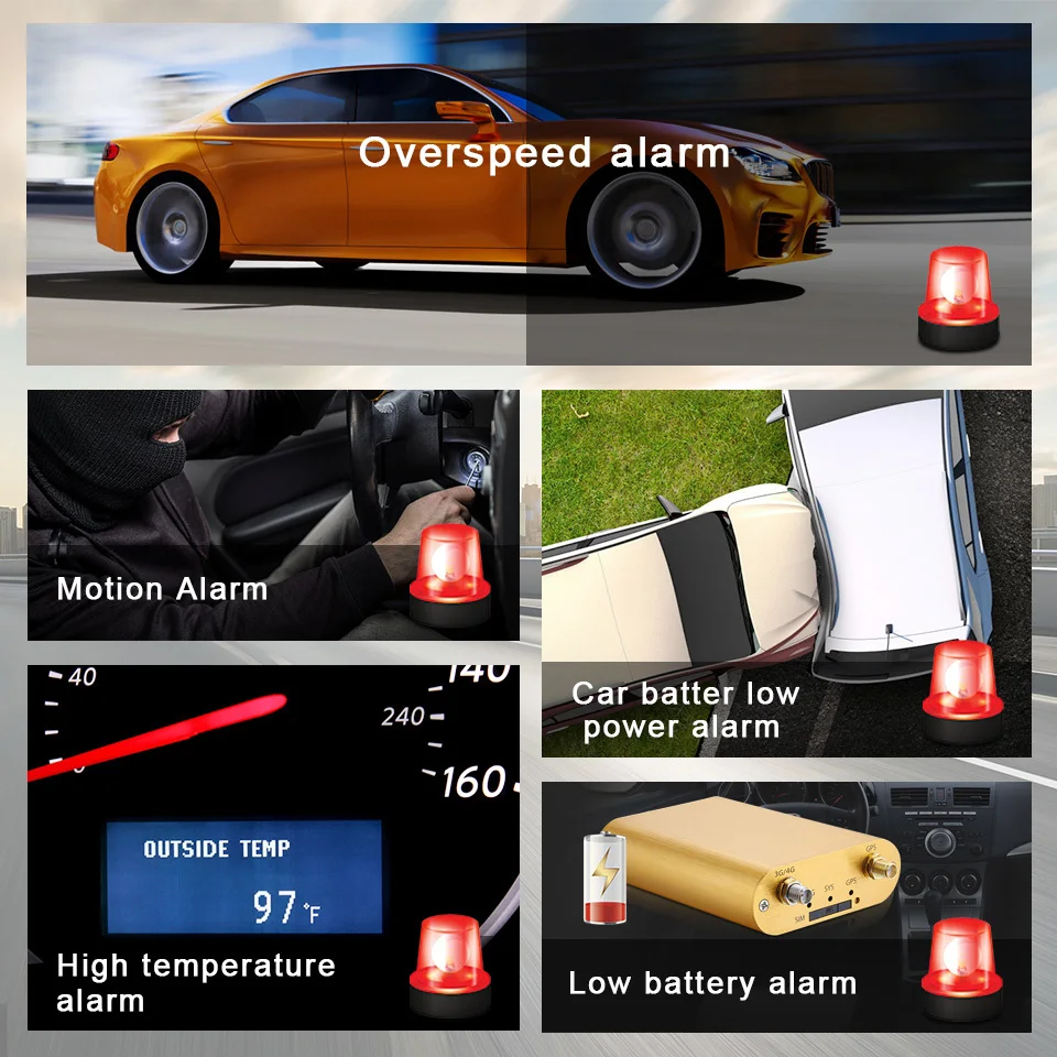 VJOYCAR 4G MT600 автомобильный gps-трекер Поддержка 2G 3g автомобильный отслеживающий локатор отслеживание в режиме реального времени Экономия энергии низкая батарея сигнализация бесплатное приложение