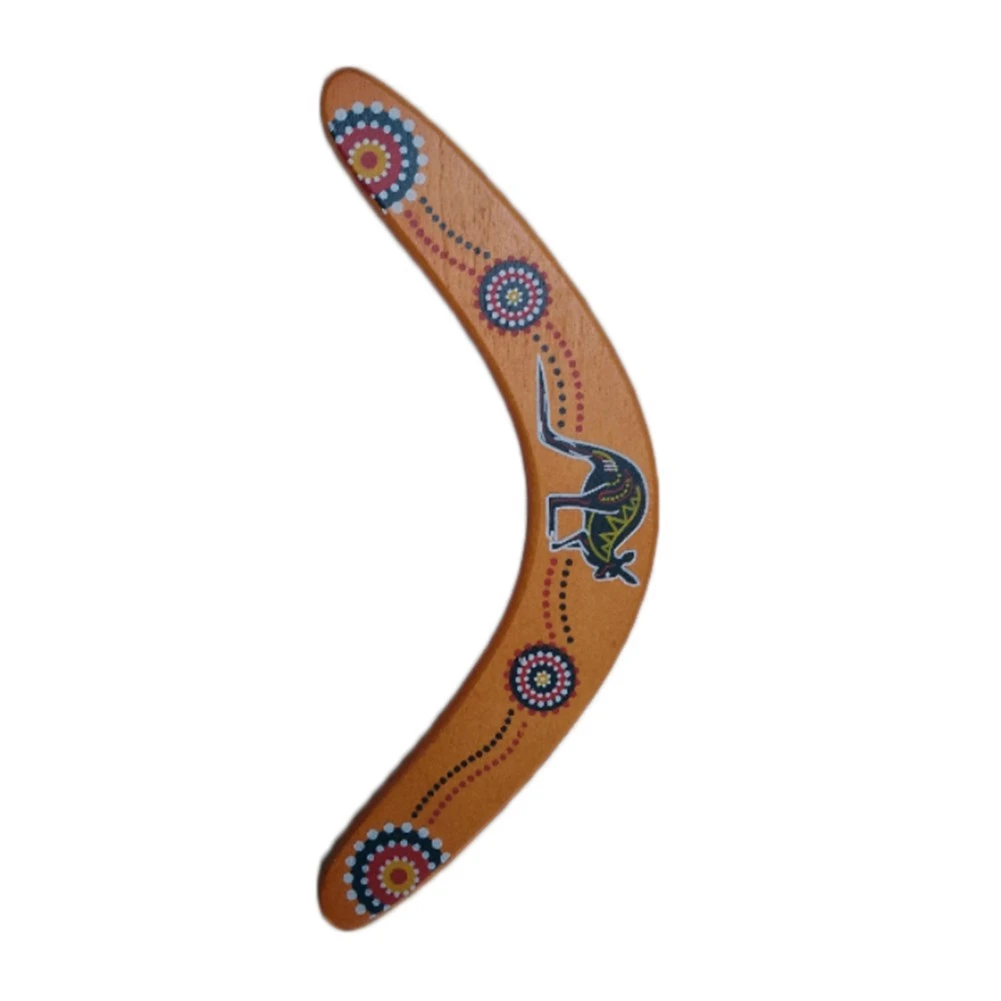 

Wood Professional Boomerang Dart Back Kids Toys Sports Toy