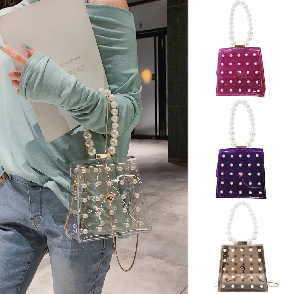

carteras mujer de hombro y bolsos Woman bags 2019 Fashion Girl Pearl Crossbody Bags сумка женская bags for women 2019 handbag