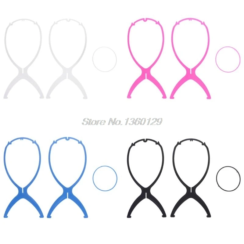 

Wig Stand Foldable Wig Holder Support Display Stand Portable Hair Accessories