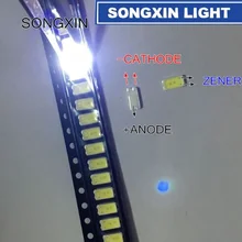 500 шт. для LG светодиодный ТВ приложения светодиоды средней мощности светодиодный ЖК-Телевизор подсветка светодиодный подсветка 0,5 Вт 3 в 5630 холодный белый ТВ Приложение