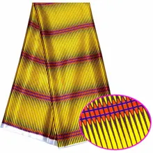 Популярный цифровой печатный шелк Dabric в Африканском воске узор шелк Dabric нигерийский дизайн материал для платья 5 ярдов в партии 30