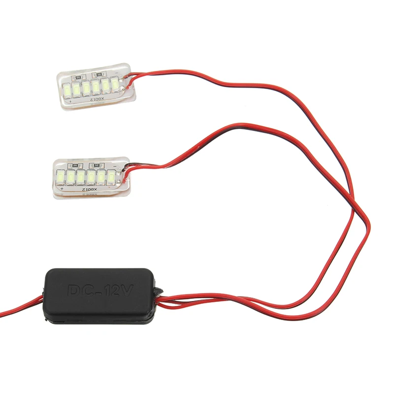 

2pcs/lot 12V 6500K LED Car Motorcycle Strobe Light Warning Light LED Motorbike Flash Brake Parking Light License Plate Taillight