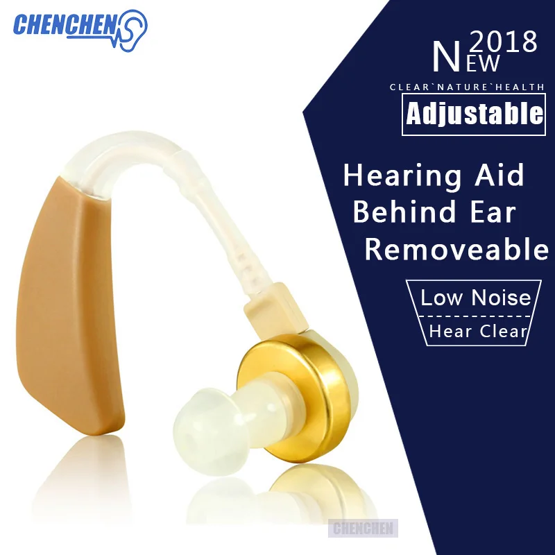 

Ear Sound Amplifier Hearing Aid Removeable Behind The Ear Light Hearing Aids for Hearing Loss Elderly Deaf Ear Care