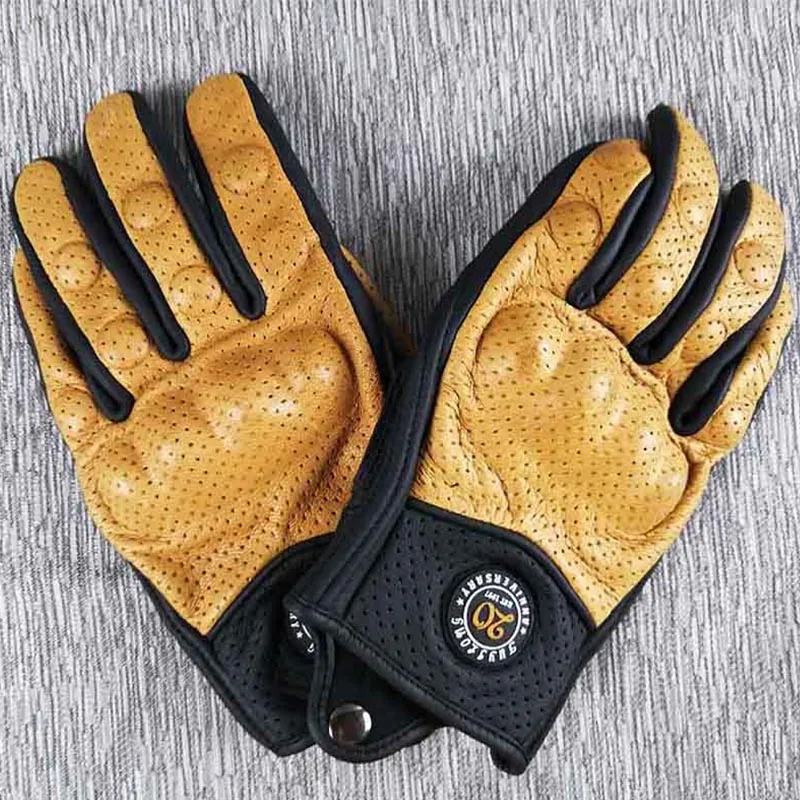 Geniune leather full finger motorcycle gloves summer man woman motorbike racing protective gear touch screen breathable gloves Geniune leather full finger motorcycle gloves summer man woman motorbike racing protective gear touch screen breathable gloves