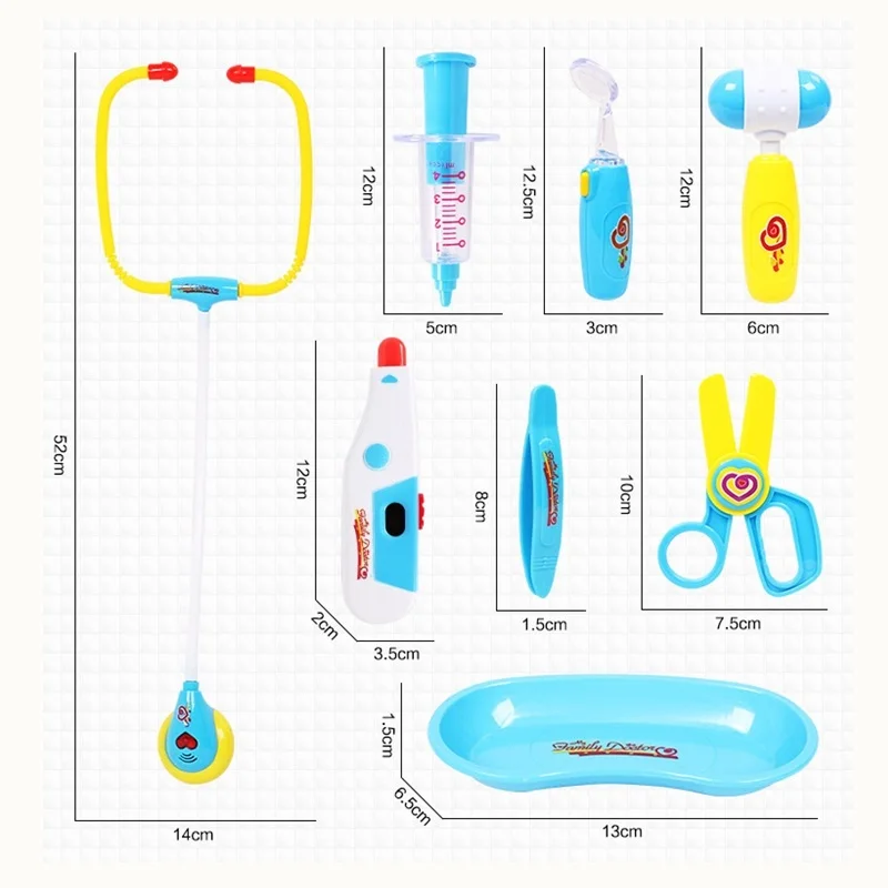 Медицинская игрушка для детей, набор игрушек для доктора, набор для моделирования, набор для доктора со стетоскопом, коробка для доктора для детей, ролевые игры, обучающая игрушка