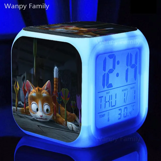 wecker kinderzimmer, haus von magie wecker, 3d cartoon katze wecker für kinderzimmer, Design ideen