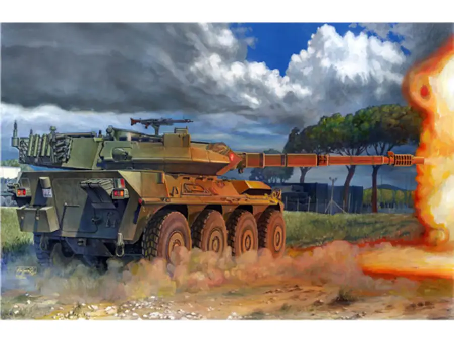 

1pcs Action Figures Toy Kids Gift Collection For Trumpeter 00386 1/35 Italian B1 Centauro Tank Destroyer