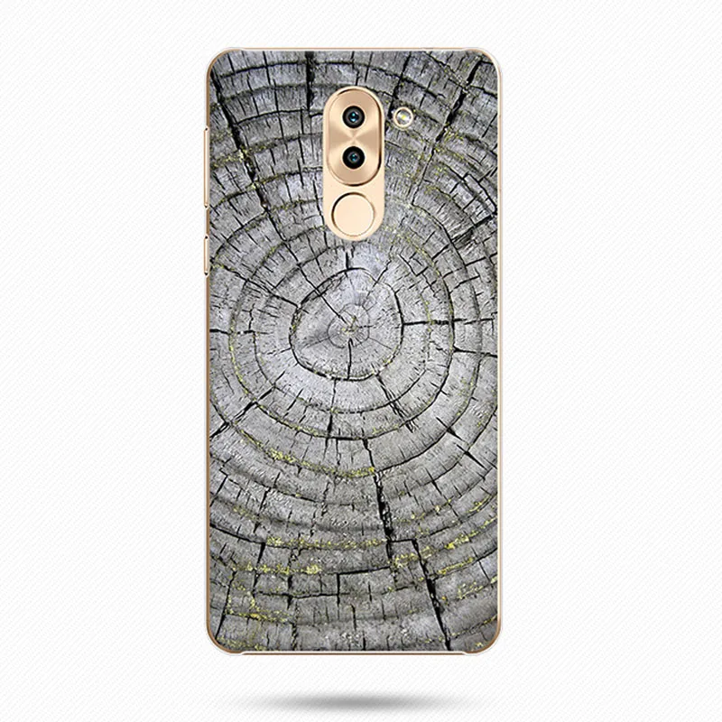Жесткий 5 дюймов для Huawei Honor 6X Honor6X 6 X Casex Purecolor Новый Модный чехол с деревянной