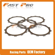Motorcycle 5 Pieces Engine Clutch Disc Friction Plate For ZS177MM ZONGSHEN NC250 KAYO T6 K6 BSE J5 RX3 ZS250GY-3 4 Valves Parts
