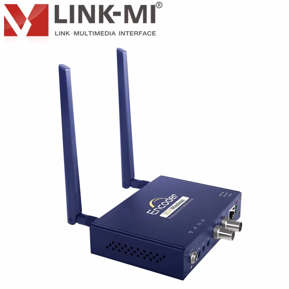 LINK-MI ECU1 HD 3G-SDI WI-FI видеокодер встроенный WI-FI, 2,4G 5,8 ГБ двухполосный, HD/3G-SDI видео по алгоритму H.264 энкодер поддерживает 1080p60