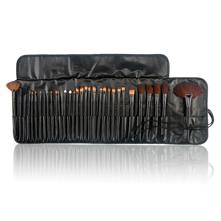 

CORATED 32pcs black goat hair makeup brushes professional make up brushes pinceaux maquillage pincel maquiagem