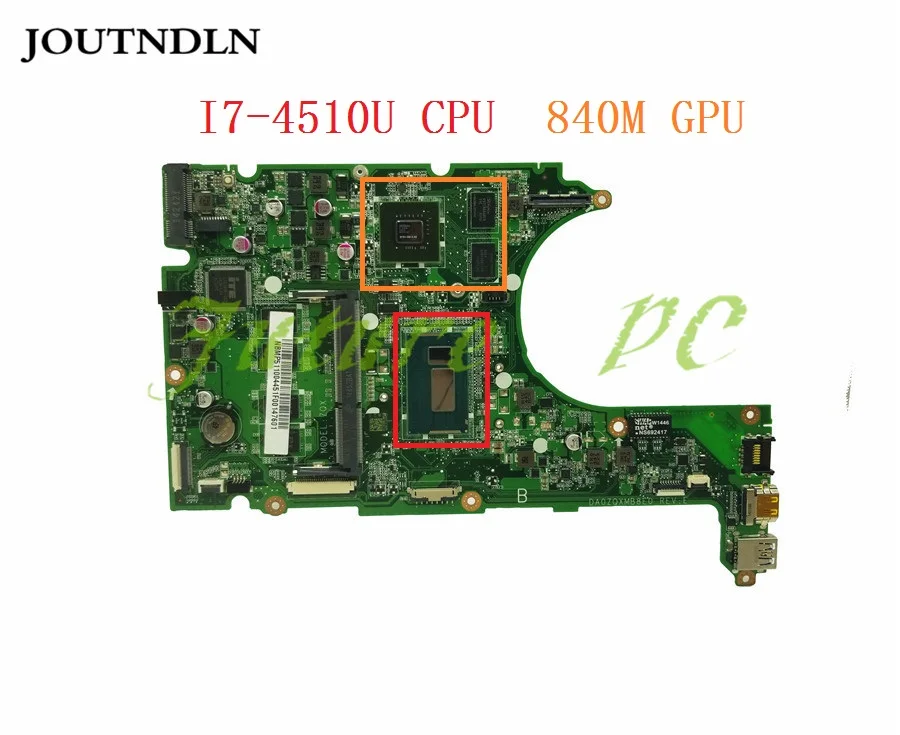 JOUTNDLN для acer aspire R3-471G R3-471T материнская плата ноутбука DA0ZQXMB8E0 NBMP511004 NB.MP511.004 I7-4510U CPU 840M