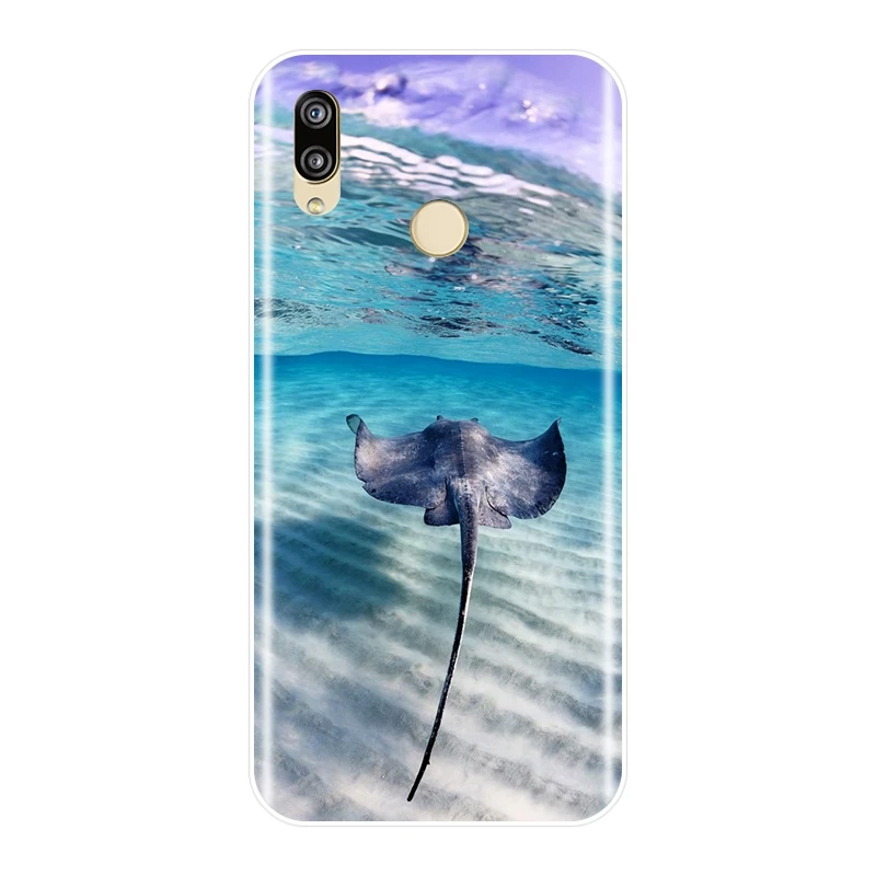 Силиконовый чехол для телефона с черепахой Huawei P9 Lite Mini P10 P Smart Plus P20 Pro мягкая