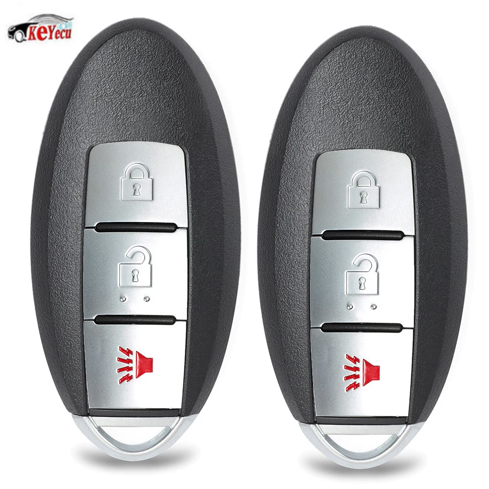 

KEYECU 2 Pcs New Smart Remote Key Fob 3 Button 315mhz with ID46 Chip for Infiniti FX35 FX45 2005 2006 2007 2008 FCC: CWTWBU619