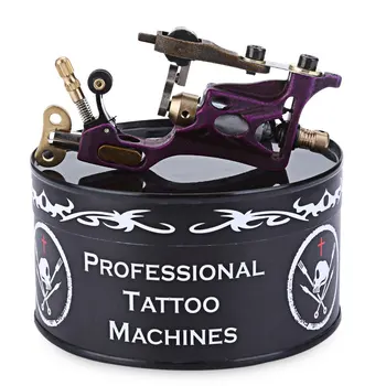 

High Performance Tattoo Machines Body Art Alloy Motor Rotary Gun Liner Shader Purple Can Automatically Shrink Needle Length