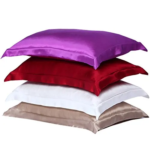 

1 pc silky satin pillow case standard size 50x70cm plus 5cm flange