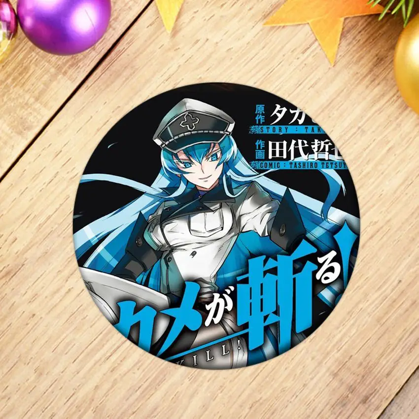 1 шт. аниме Akame ga KILL значок косплея мультфильм Tatsumi брошь булавки Lubbock коллекция