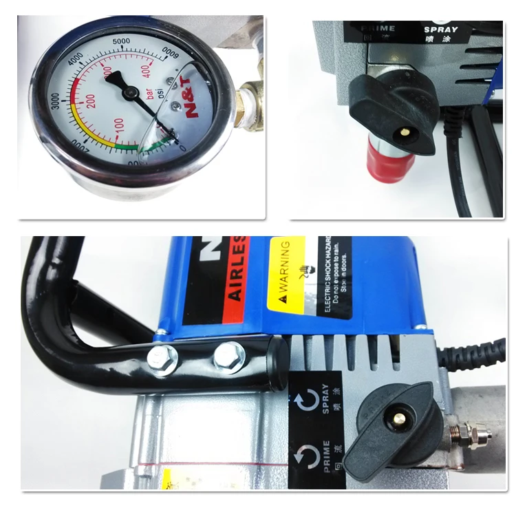 Распылитель высокого давления без воздуха распылитель краски безвоздушный распылитель для стен PT-9395 распылитель краски 1100 Вт 220 В