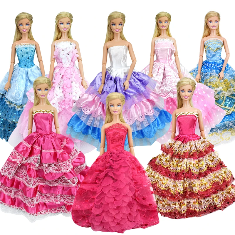5 Random Princess Series Dress Wedding Clothes For 11.5 inch 12 inch 1/6 Doll 5 Random Princess Series Dress Wedding Clothes For 11.5 inch 12 inch 1/6 Doll