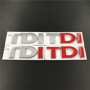 

TDI Logo Car Body Sticker Metal Trunk Emblem Badge for Volkswagen Scirocco POLO Tiguan Passat CC Sagitar Auto Decor Accessories