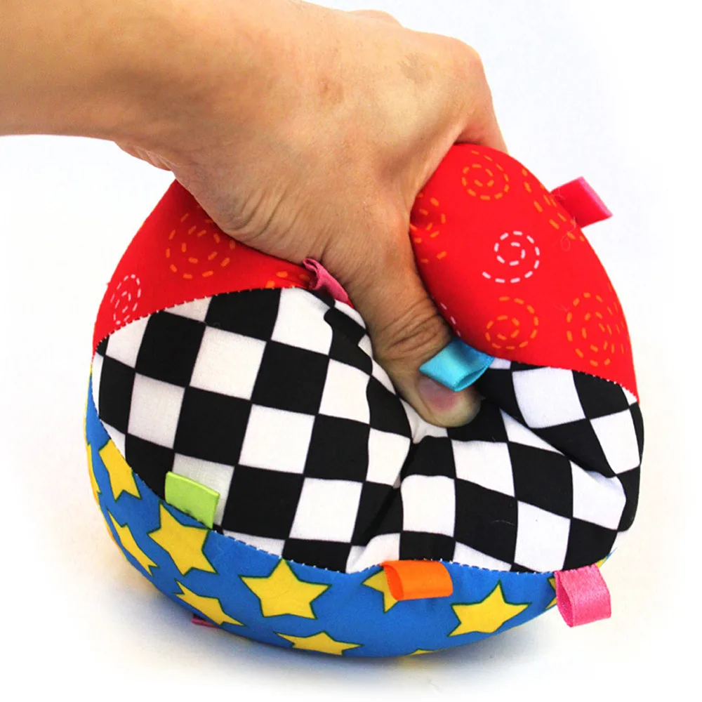 Colorful Baby Children's Ring Bell Ball Baby Cloth Music Sense Learning