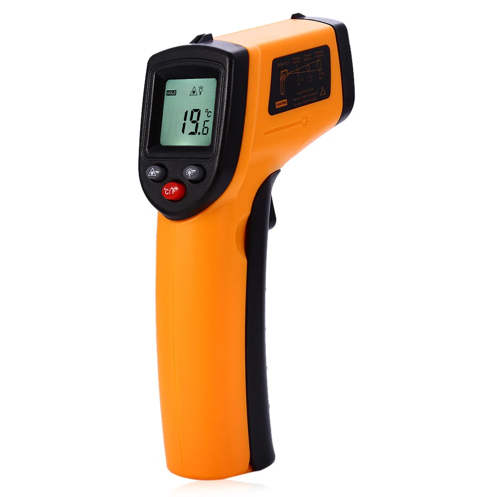 

GM320 Infrared Thermometer Non-Contact Laser LCD Digital IR Thermometer Temperature Meter Gun termometro Point -50~380 Degree