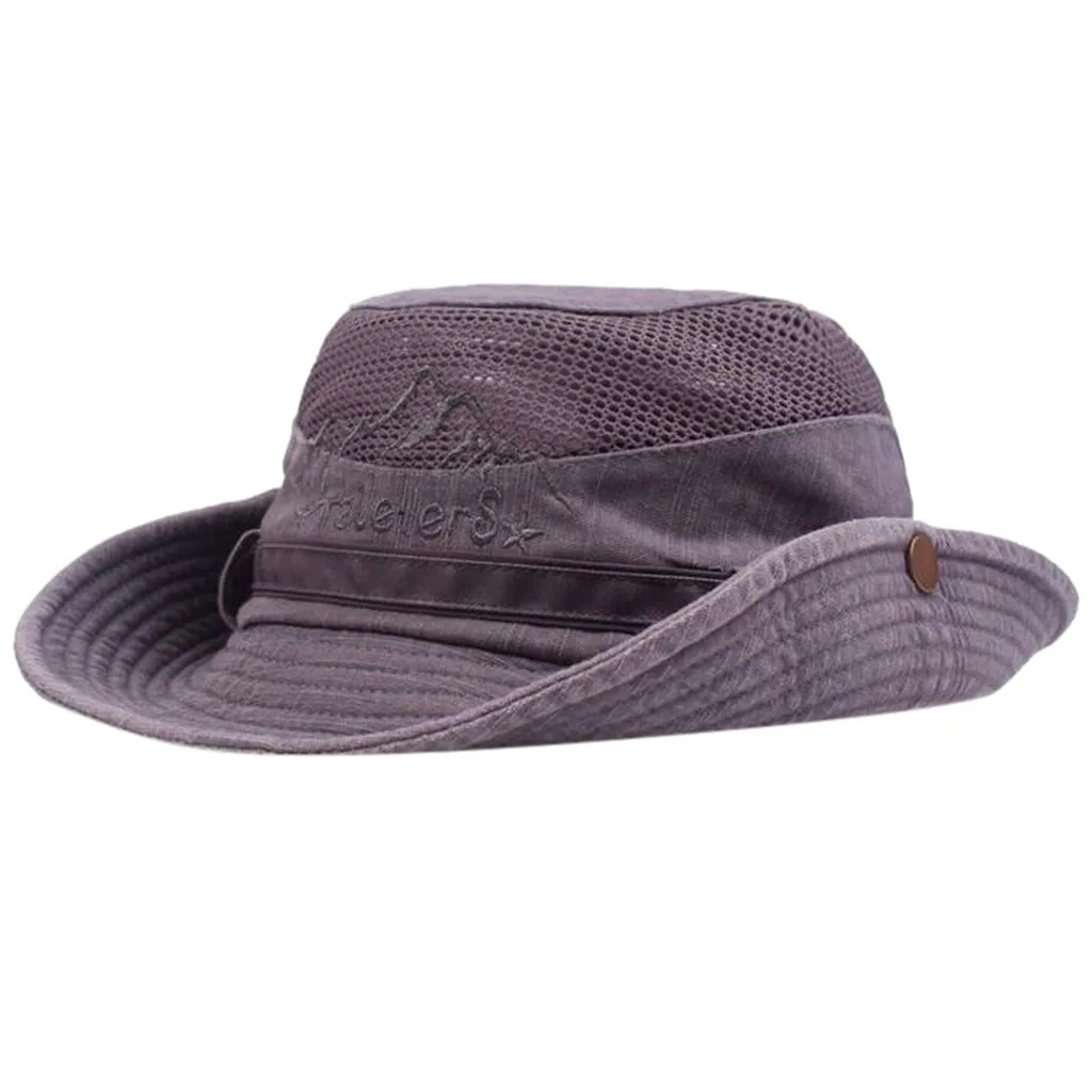 Козырек шляпа мужская Солнцезащитная шляпа ветрозащитные шляпы для рыбалки широкие с полями, солнце Защитная шляпа уличная d90425