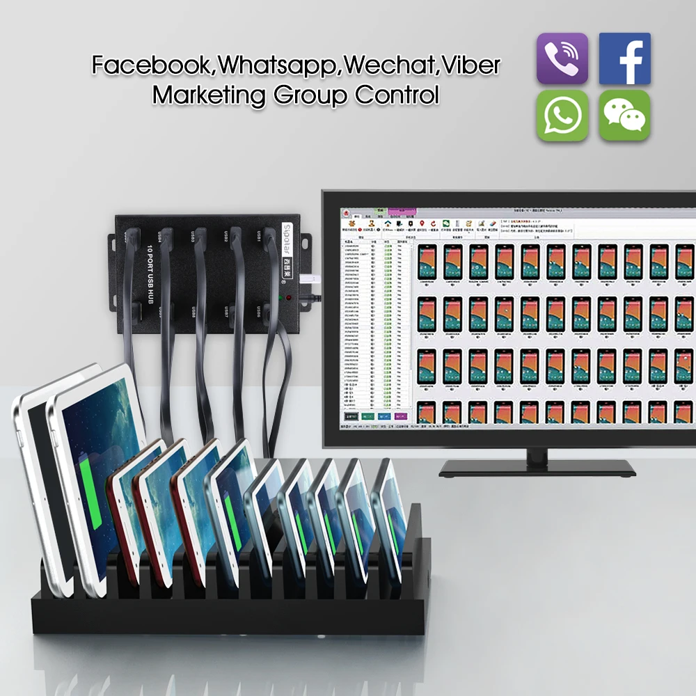 10 port usb hub