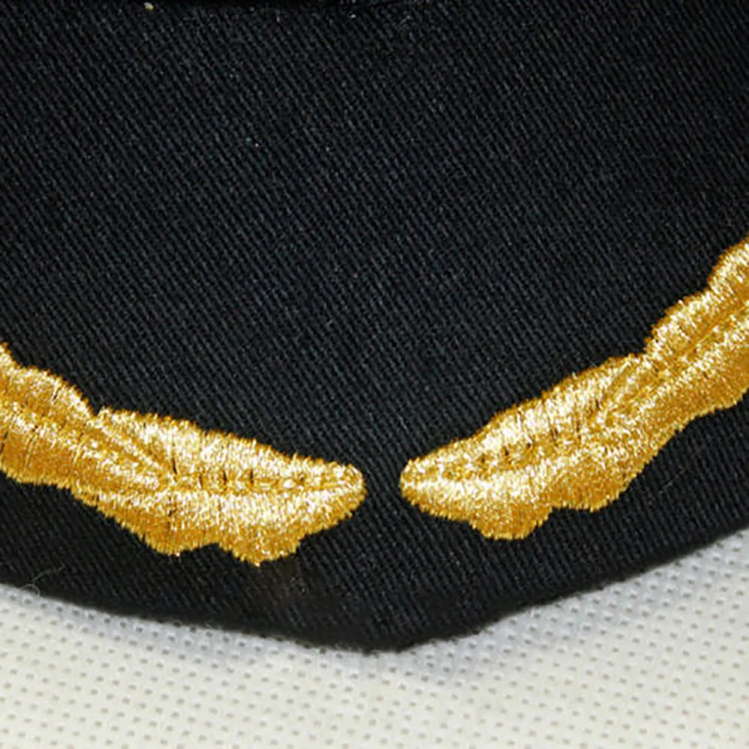Unisex Men Women Sailor Hat Officer Stag Night Nautical Fancy Dress Captain Cap