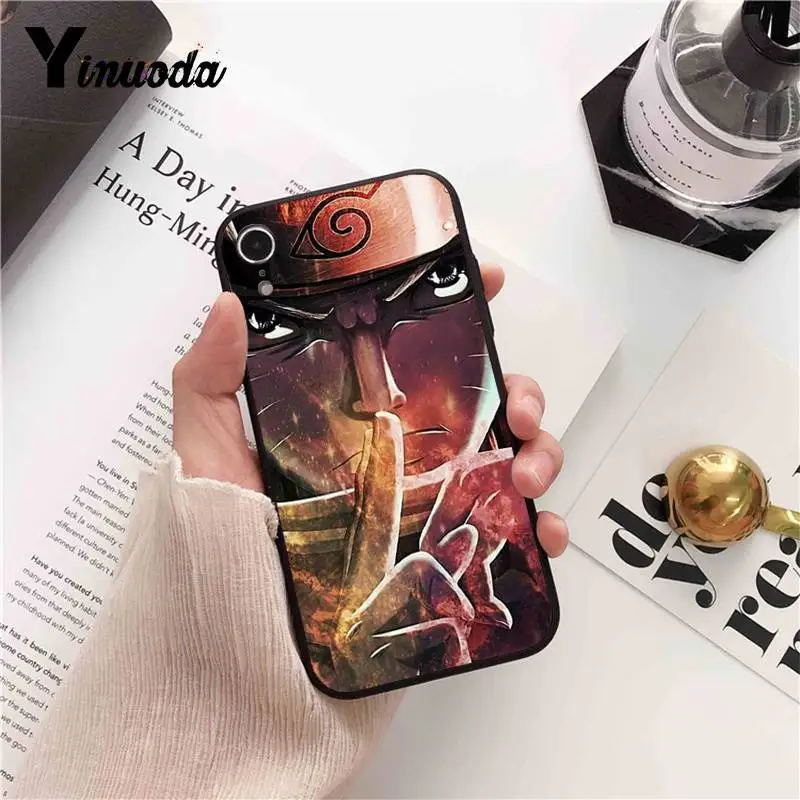 Yinuoda аниме Наруто Акацуки Coque Shell чехол для телефона для iPhone 8 7 6 6S 6Plus X XS MAX 5 5S SE XR 10 чехол 11 11pro 11promax - Цвет: A10