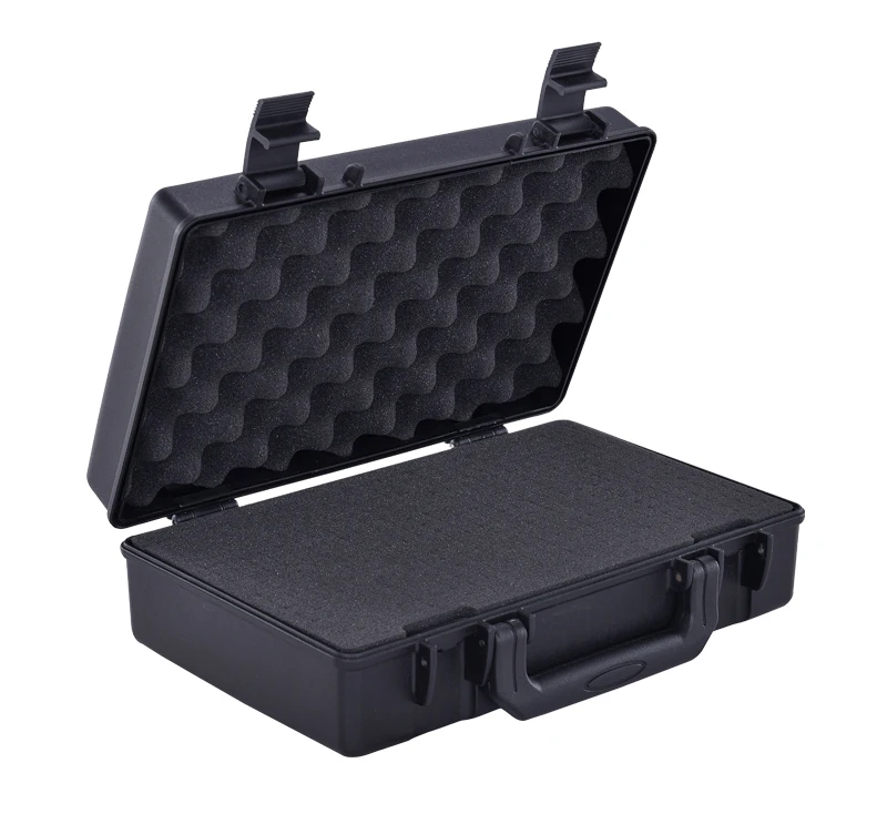 

SQ1002 strong material waterproof suitcase with standard precut cubes foam