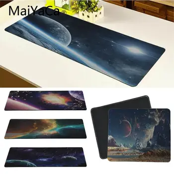 

MaiYaCa Boy Gift Pad The Space Wallpaper Large Mouse pad PC Computer mat Good quality Locking Edge large Game Mouse Pad