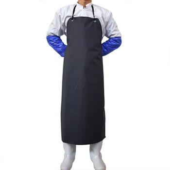 

Sleeveless PVC Apron Waterproof Butchers Aprons for Woman Anti-Oil Chef Cooking Apron for Men Cleaning Butchers Tools