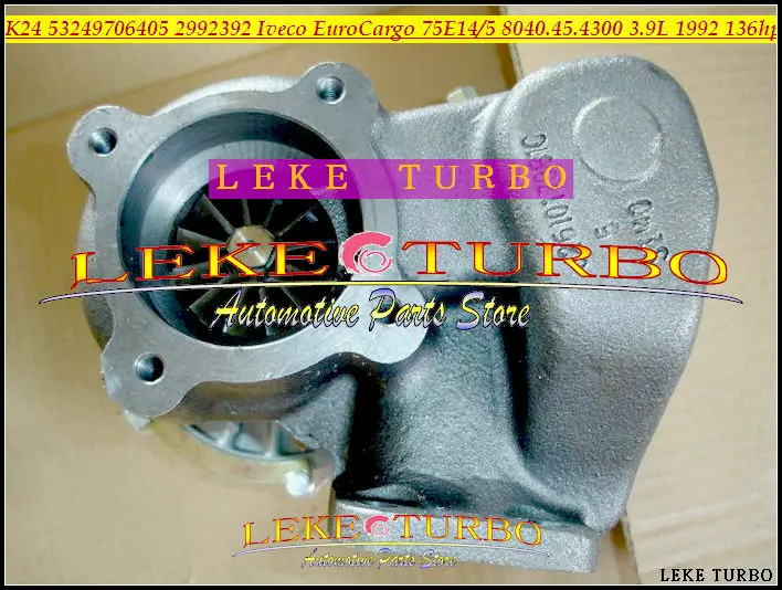 K24 53249886405 53249706405 2992392 Turbo Turbocharger Iveco EuroCargo 75E14 75E15 8040.45.4300 3.9L 1992 136HP (4)