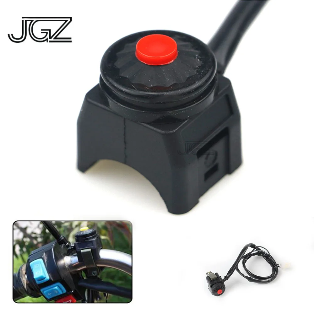 

Universal 22mm Motorcycle On-Off Switch Push Button Start Motocross Dirt Bike Light Handlebar Controller Ignition Switches Parts