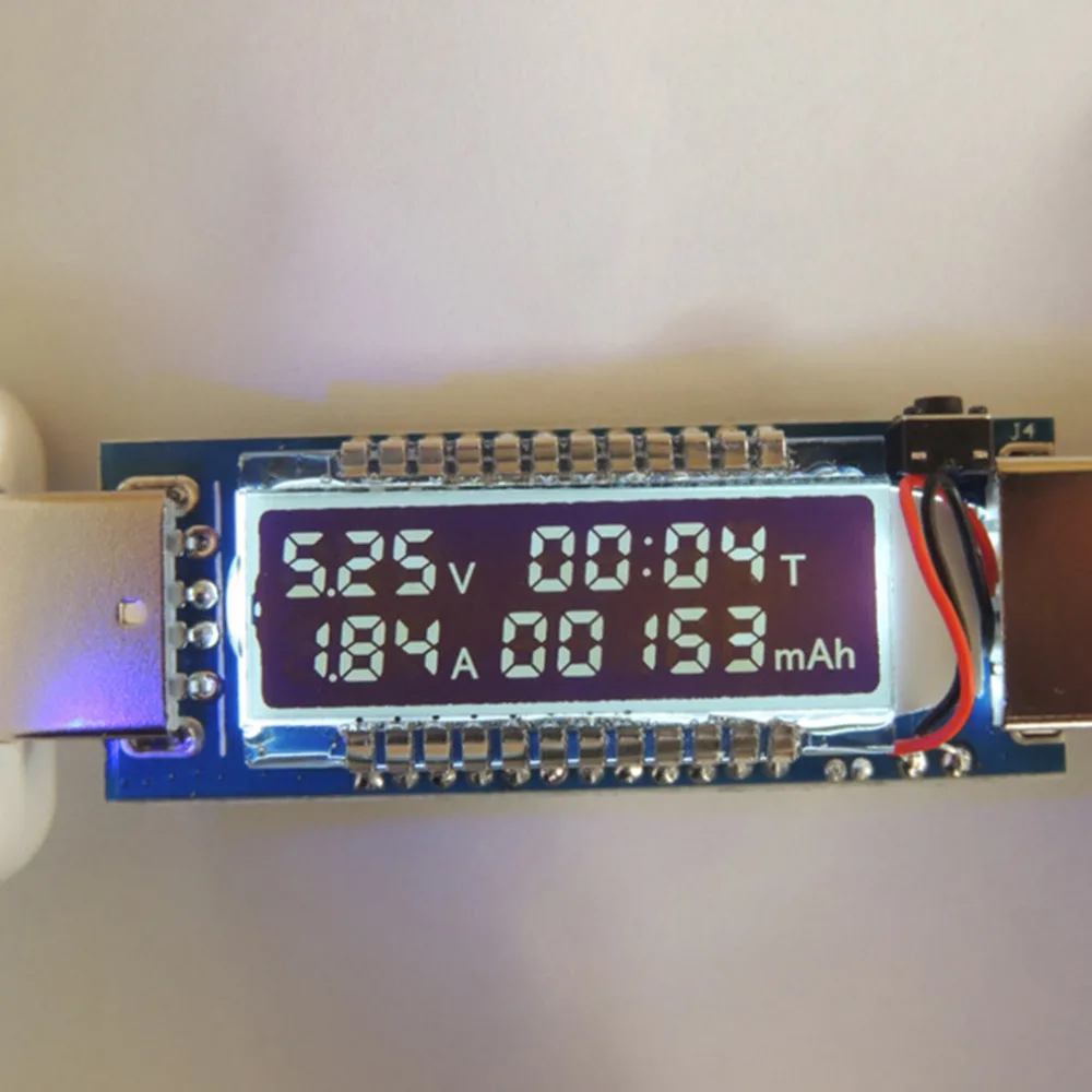 OUTAD LCD USB Detector USB Volt Current Voltage Doctor Charger Capacity Tester Meter Voltmeter Ammeter Power Bank Plug