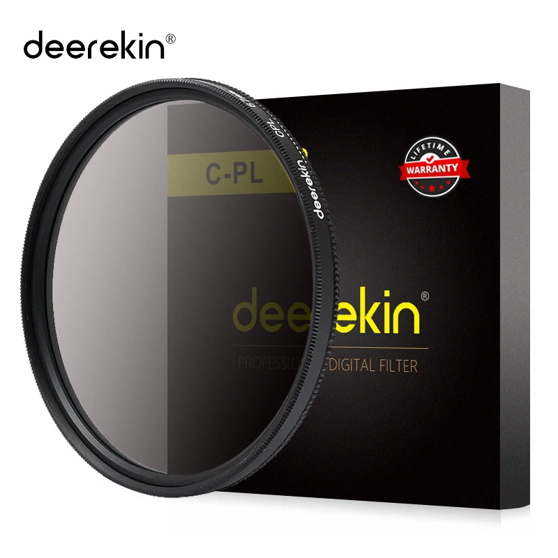 

Deerekin 55mm Circular Polarizer Polarizing CPL Filter for Nikon AF-P 18-55mm Sony 16-70/F4 SLR Camera Lenses