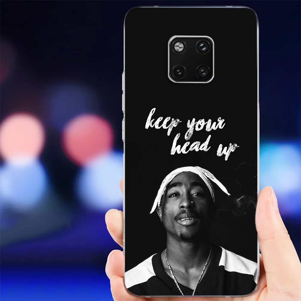 IYICAO 2Pac Tupac Amaru Shakur Мягкий силиконовый чехол для телефона Huawei Mate 10 20 Lite Pro Nova 2 2i 3 3i 4 TPU