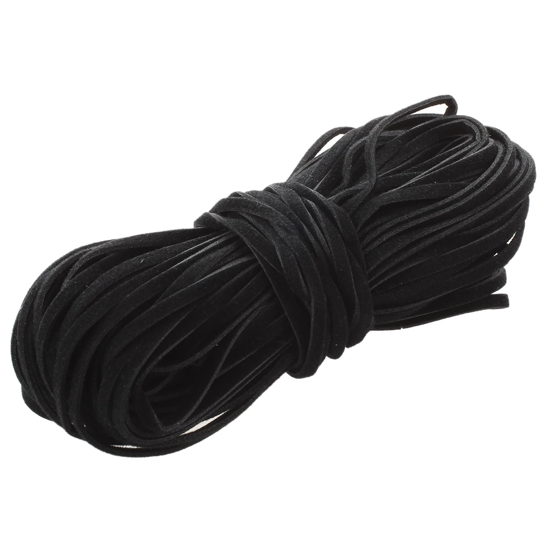 Промо-акция! 18 м замшевый кожаный шнур ленточный шнур 2 мм черный DIY Deco - Цвет: Black