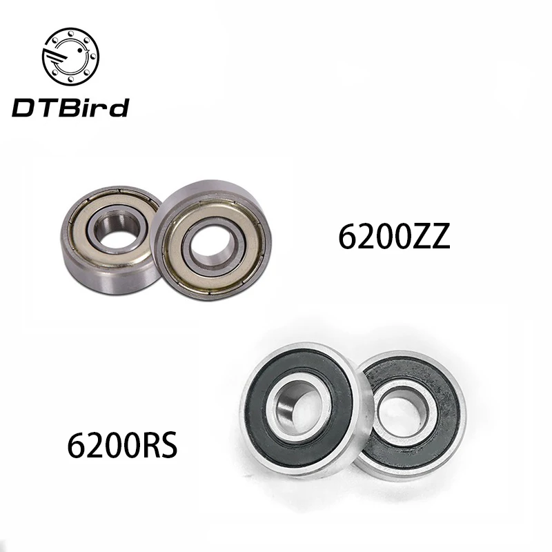 Шарикоподшипники с глубоким желобом 10 шт. 6200 6200ZZ 6200RS 2Z 2RS ZZ RS RZ 2RZ 10x30x9 мм|Валы| |
