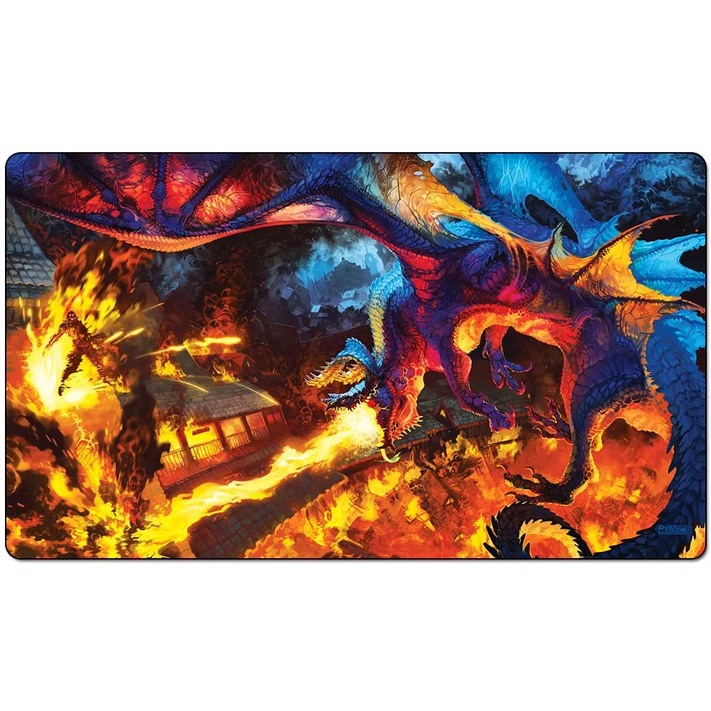 Fantastic furries and dragons Magic Playmat Fantastic furries and