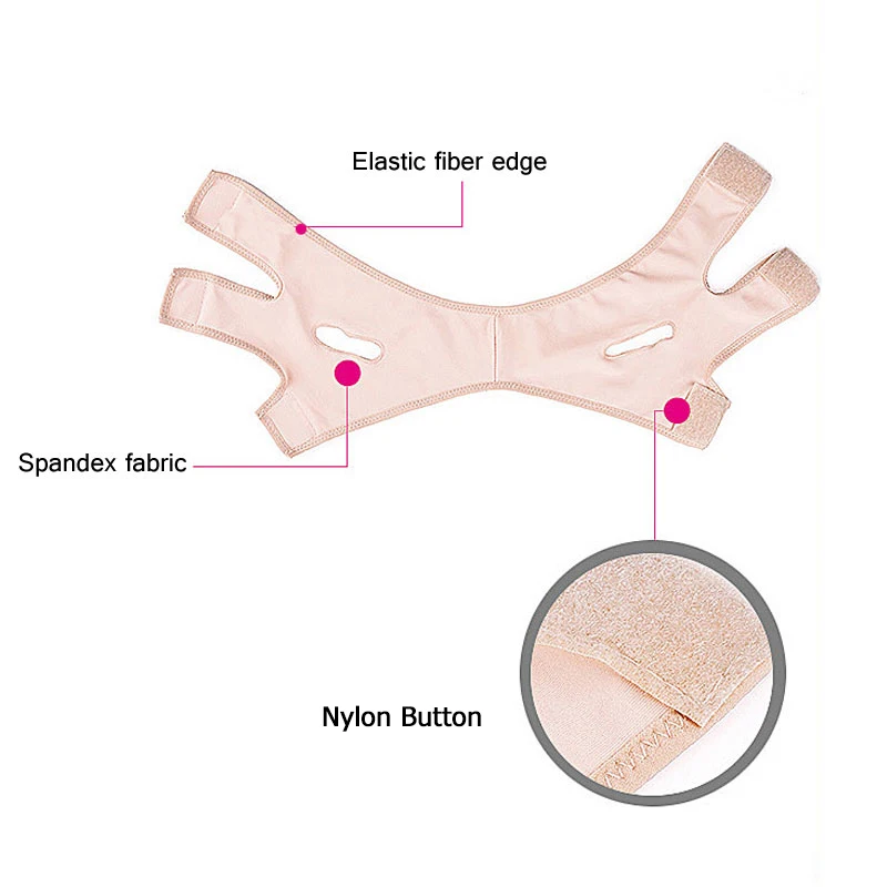  1Pcs Wrinkle V Face Chin Cheek Lift Slimming Belt Face Mask Bandage Ultra-thin Strap Brand Slim Pat
