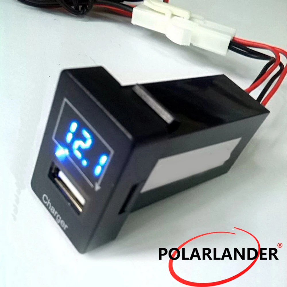 Автомобильное зарядное устройство со светодиодной подсветкой 5 В 2 1 А|socket car|usb