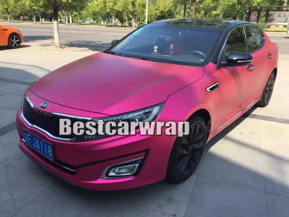 metallic matte chrome satin chrome ice car wrapping film foil red blue grey gunmetal brown gold purple tiffany silver (14)