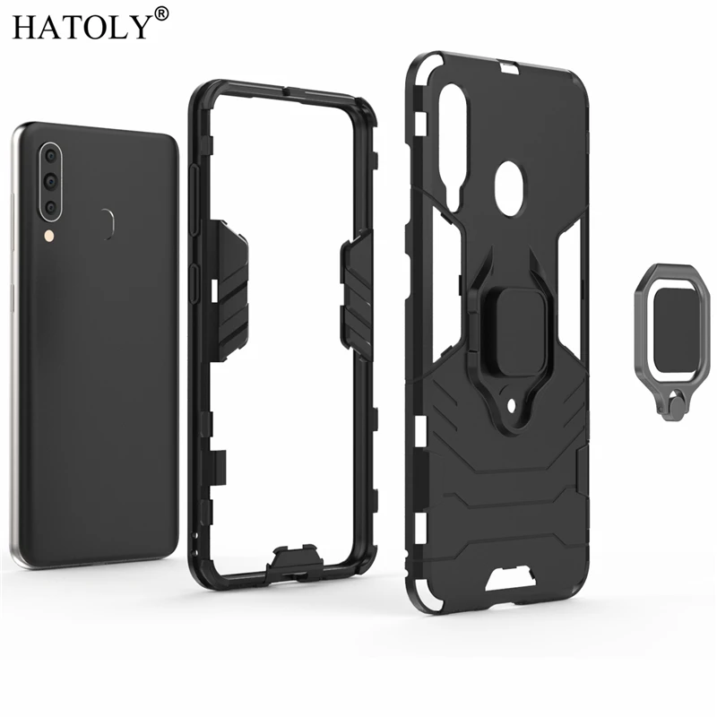 HATOLY For Samsung Galaxy A60 Case SM-A606f Cover Magnetic Suction Ring Bracket Cases Silicone Hard Armor Cover for Samsung A60 HATOLY For Samsung Galaxy A60 Case SM-A606f Cover Magnetic Suction Ring Bracket Cases Silicone Hard Armor Cover for Samsung A60