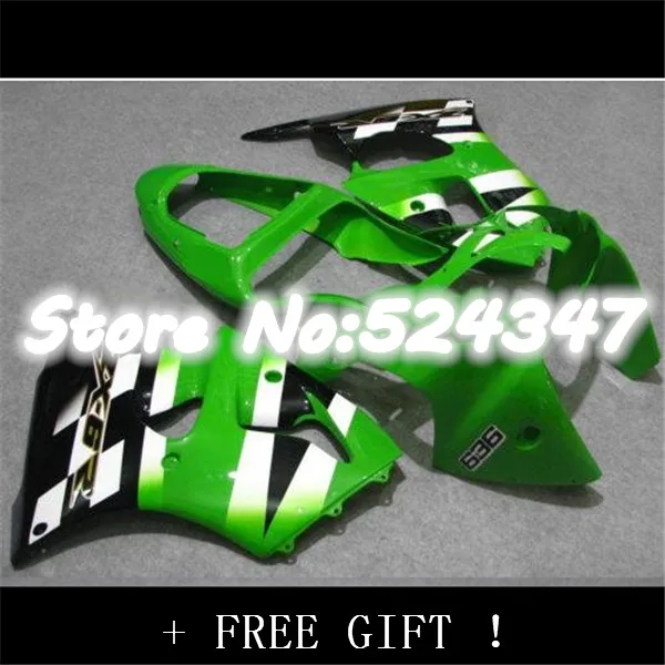 100% Новые брендовые новые обтекатели для 2000 2001 2002 Kawasaki ZX6R 636 детали 00 01 02 комплект