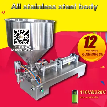 

Paste Filling Machine liquid filling machine for 10/50/100/500/1000/2500/5000 ml bottling machine for liquid or cream